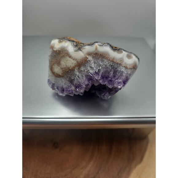 Amethyst Geode Cluster. .66lb - Picture 11 of 11